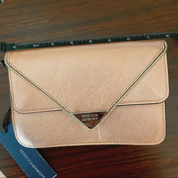 Rebecca Minkoff Clutch Purse NWT Bronze - Picture 9 of 10